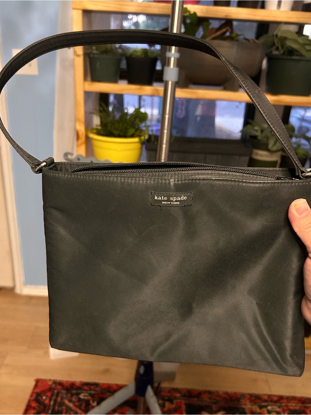 kate spade Black Nylon Shoulder Bag